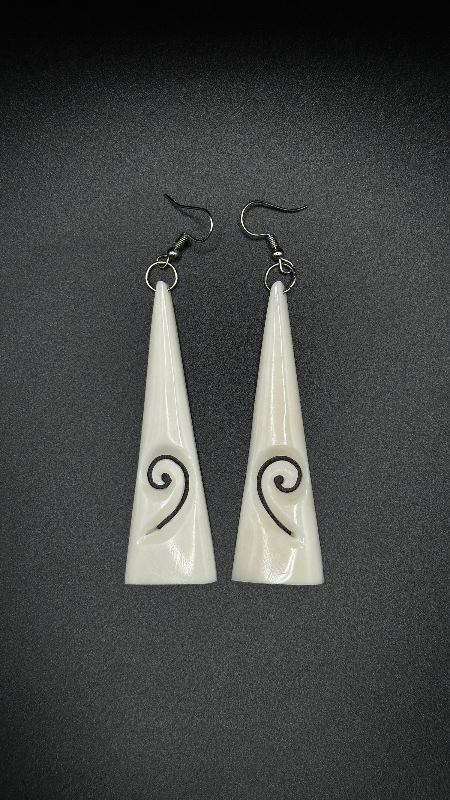 Intricate Bone Earrings