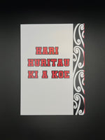 Greetings Card- Hari Huritau Ki A Koe