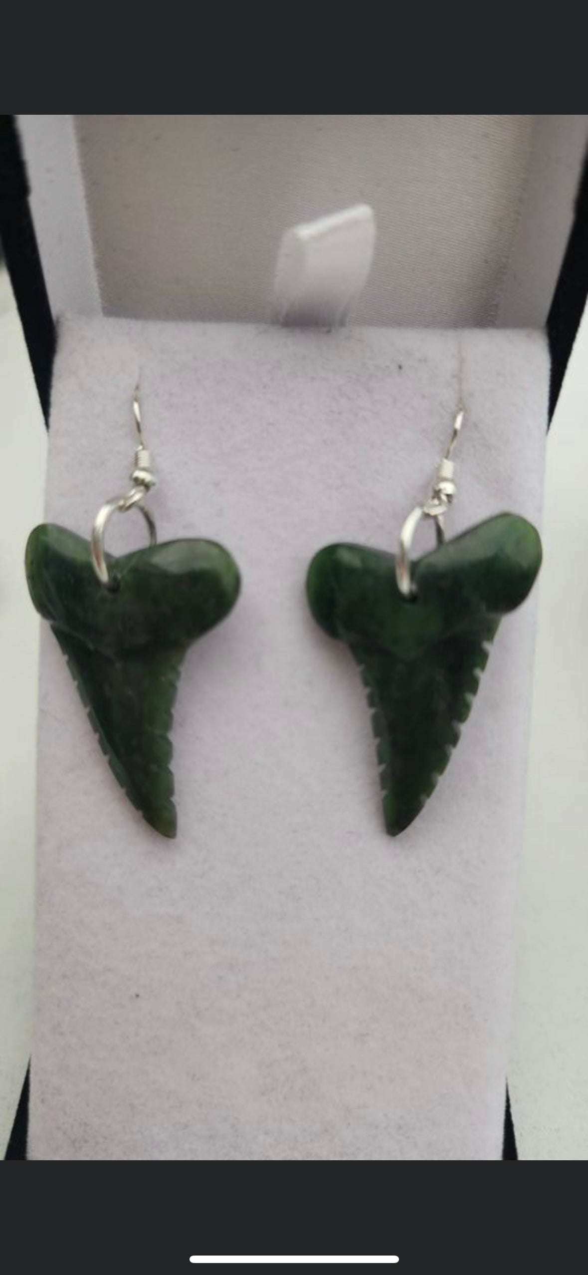 Niho Shark Pounamu Set