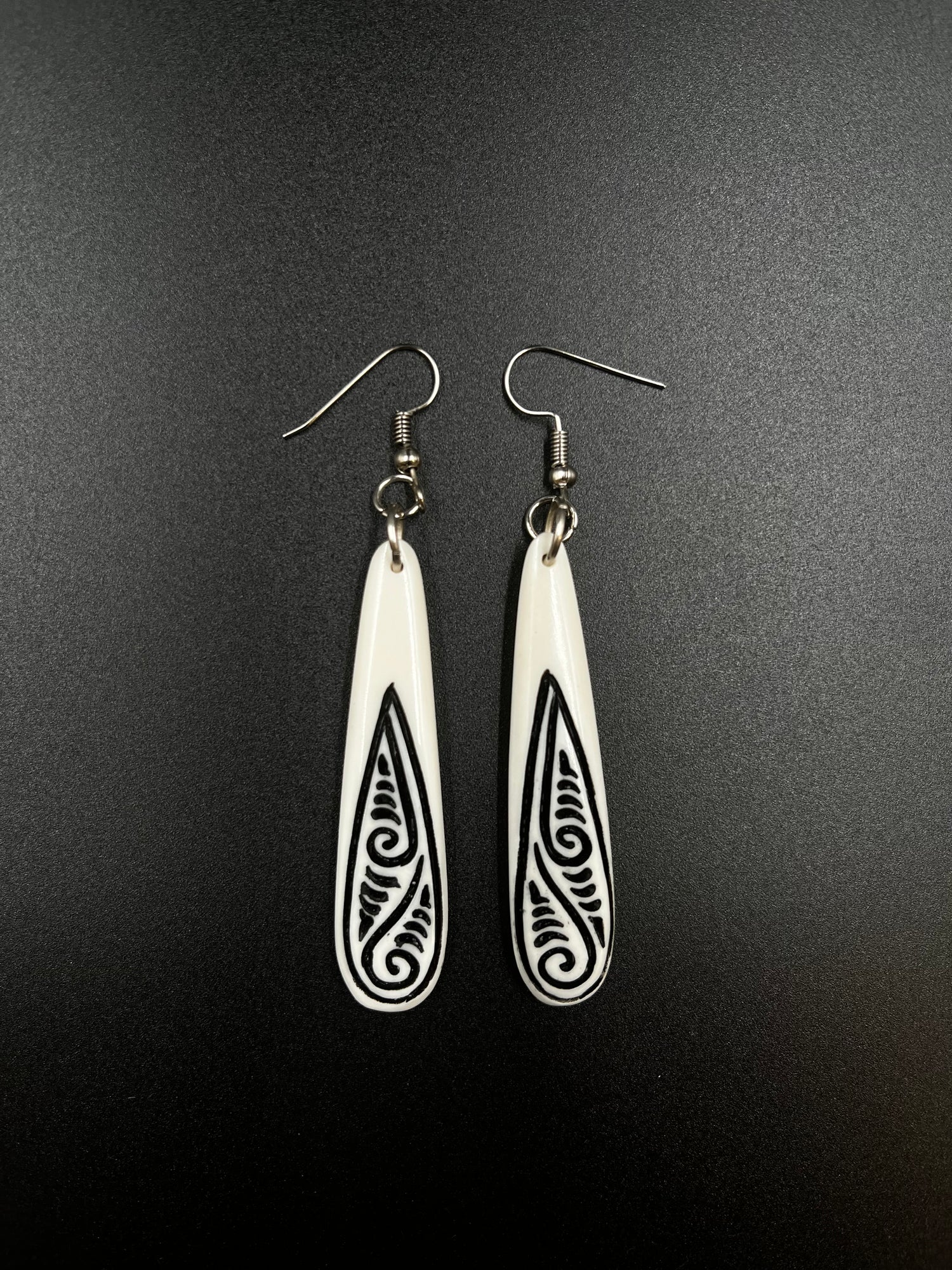 Intricate Bone Earrings