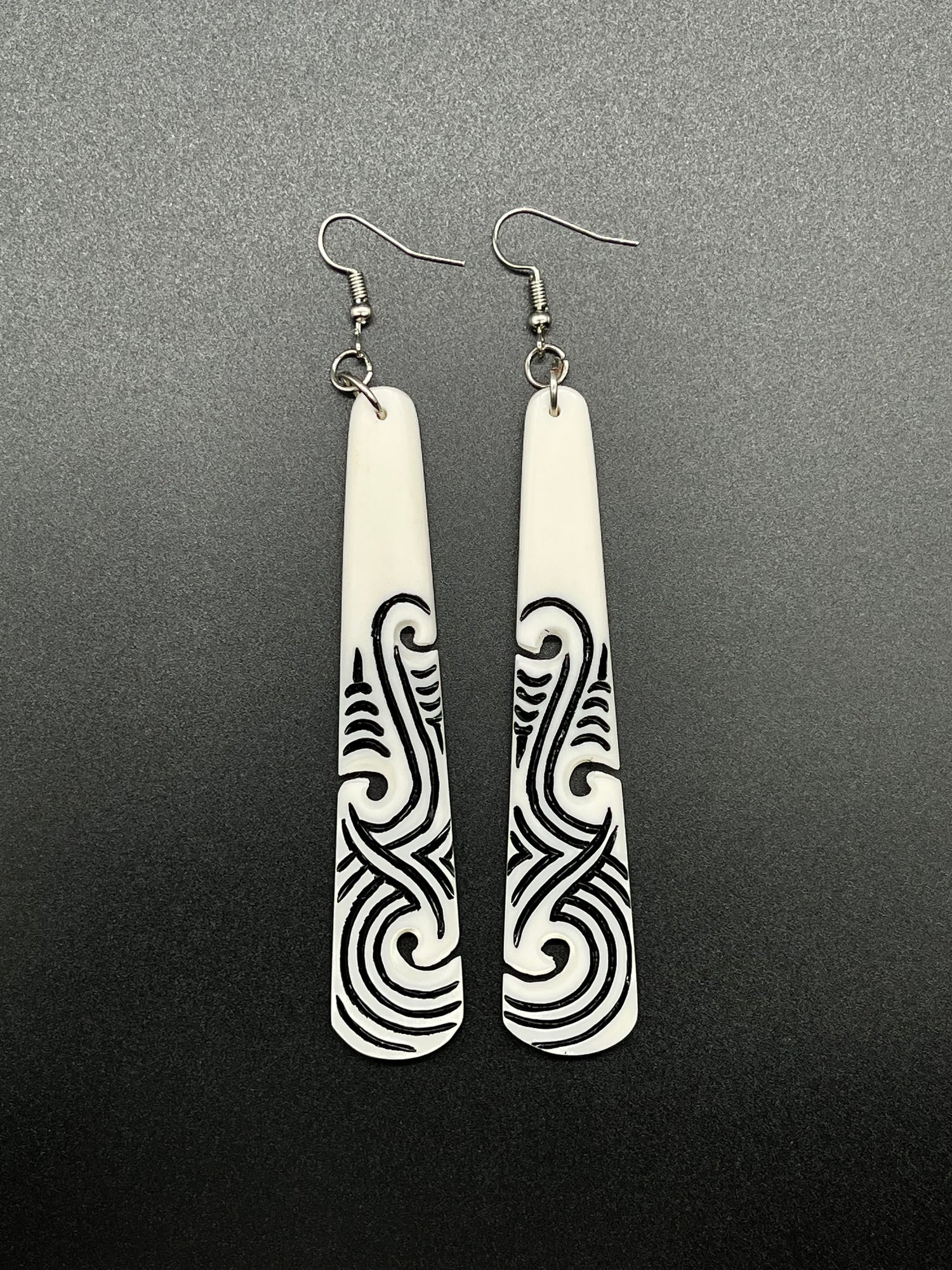 Intricate Bone Earrings