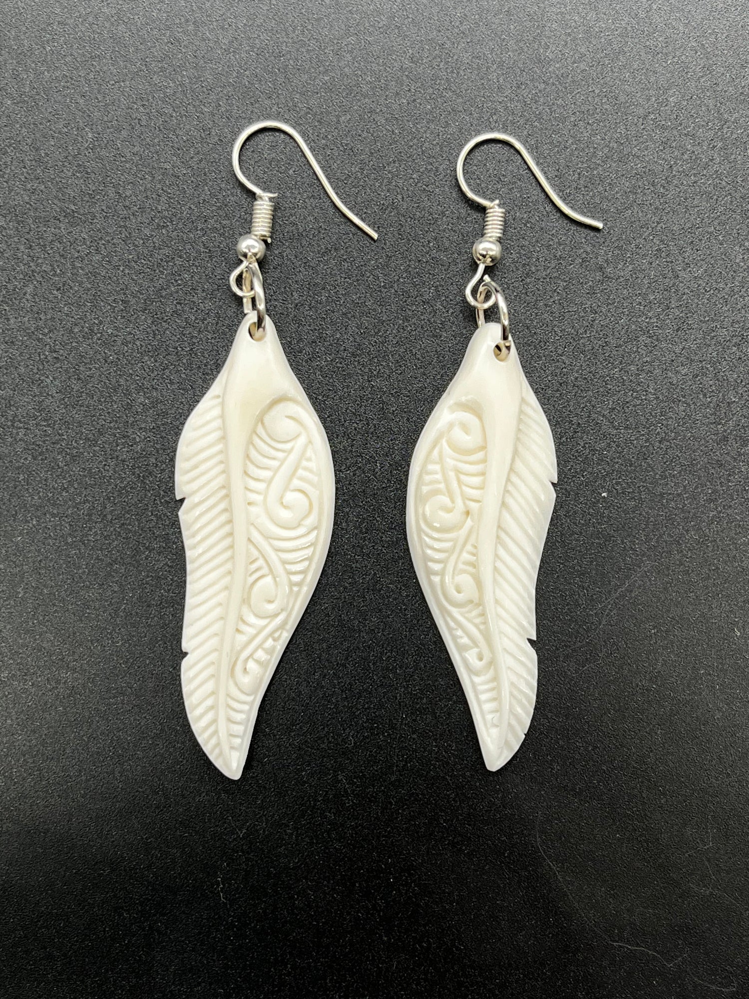 Intricate Bone Earrings