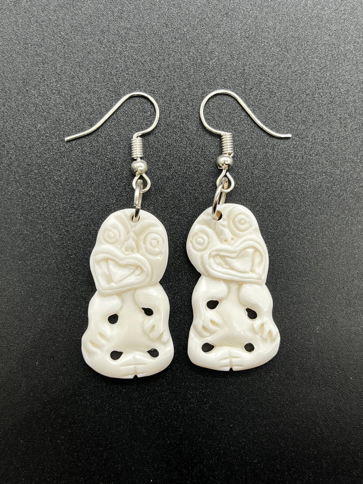 Intricate Bone Earrings