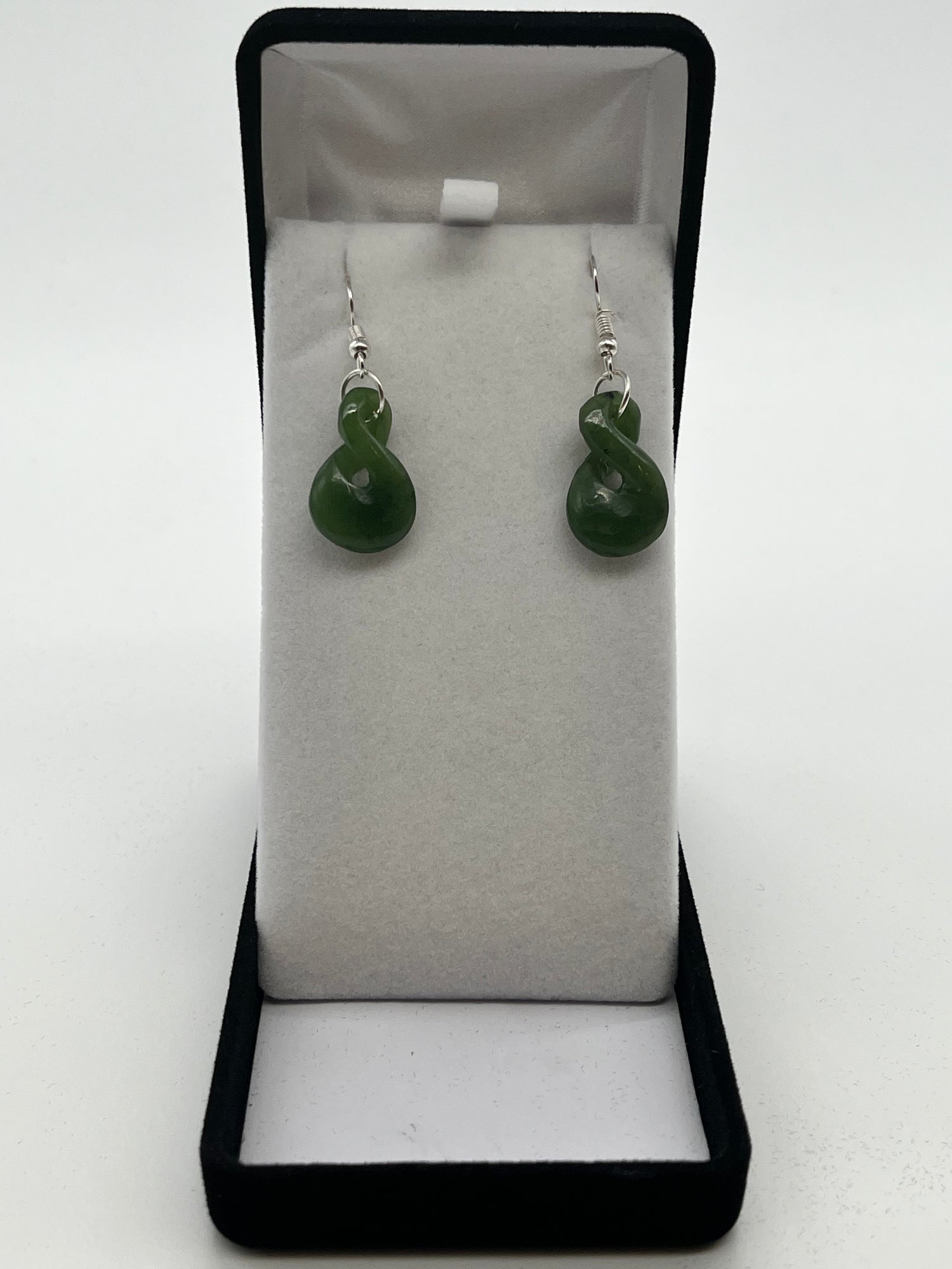 Twist Pounamu Earrings