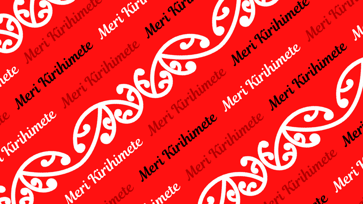 Meri Kirihimete Wrapping Paper