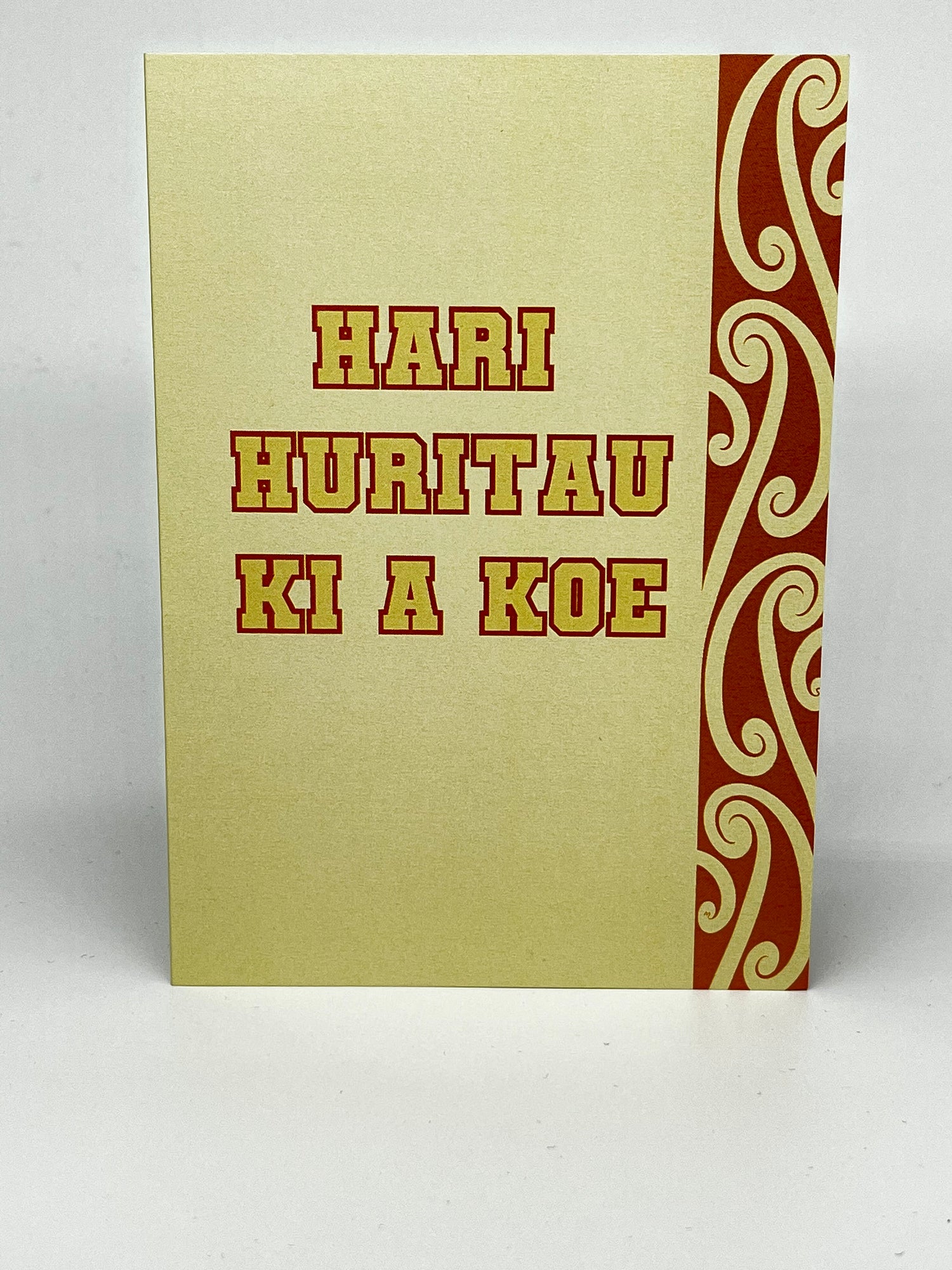 Greetings Card- Hari Huritau Ki A Koe.