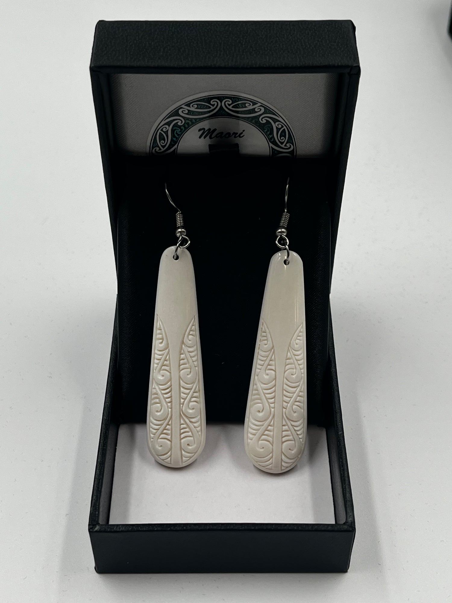 Bone earrings