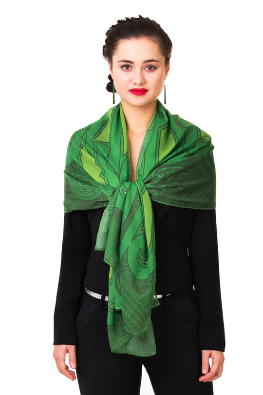 Nanaiore Scarf- Green