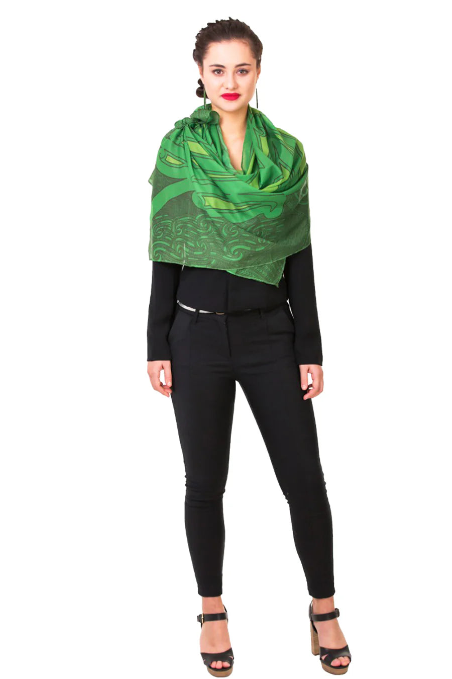 Nanaiore Scarf- Green