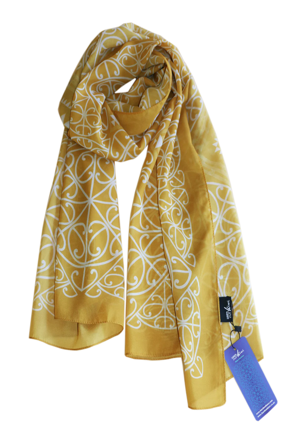 Scarf- Putiputi Gold & White