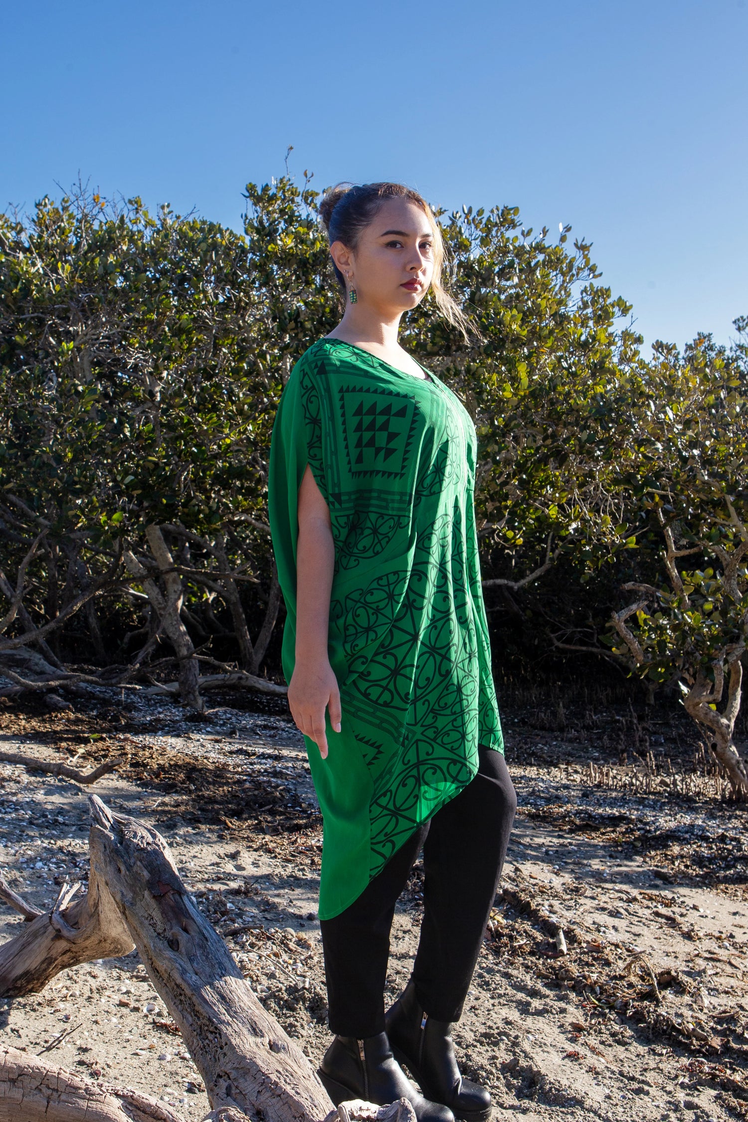 Putiputi Kaftan Irish Green