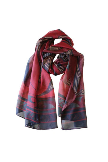 Scarf- Kowhaiwhai Earth