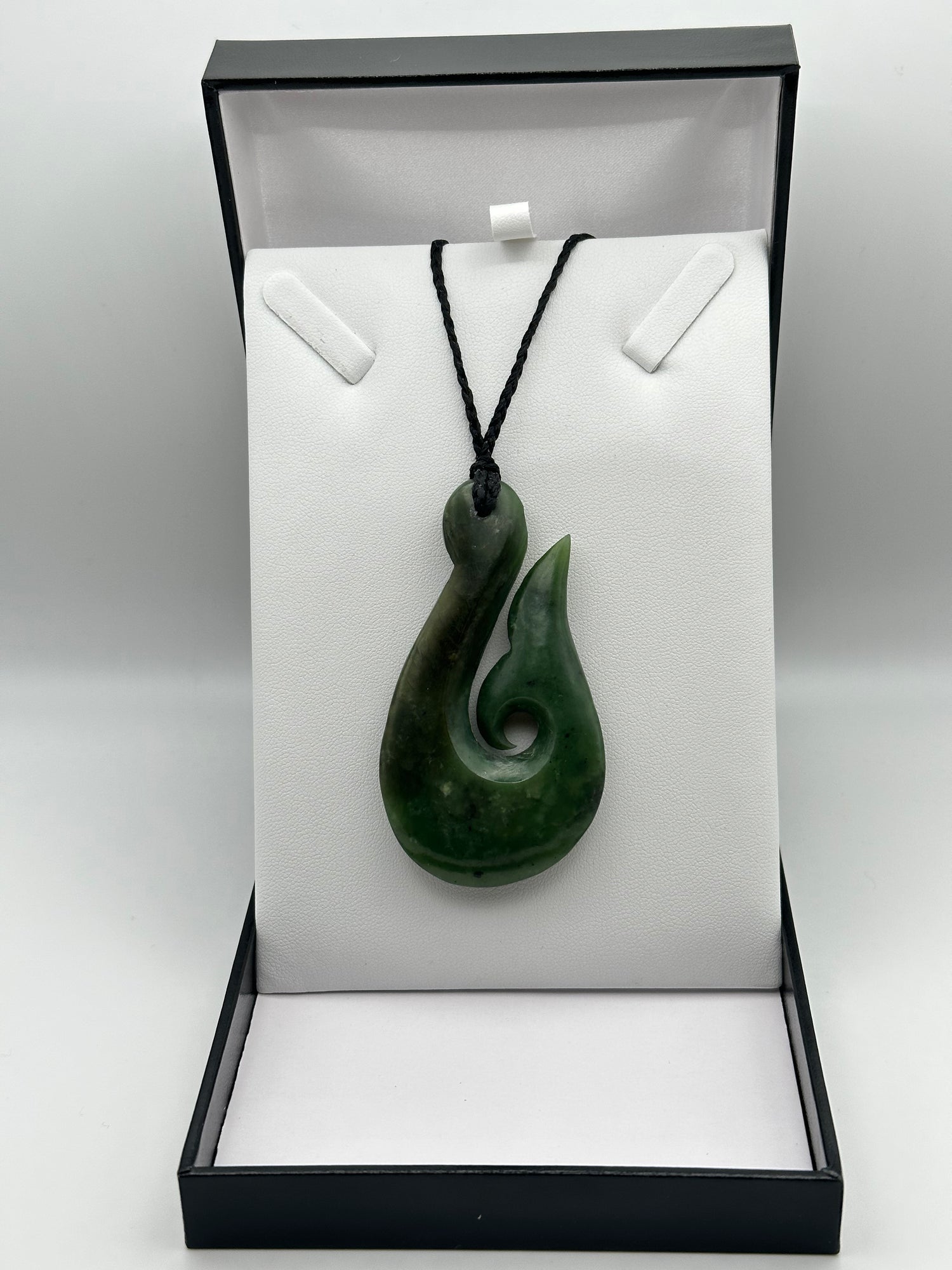 Hei Matau Whales Tail Pounamu Necklace